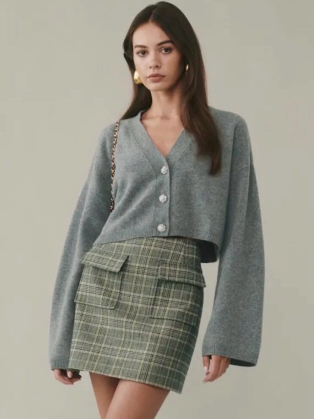 Reformation Janis Wool Skirt size 0